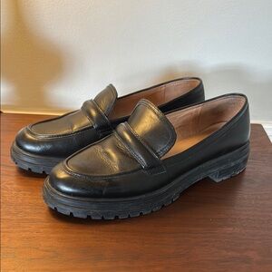 Madewell Black Chunky Loafers Flats